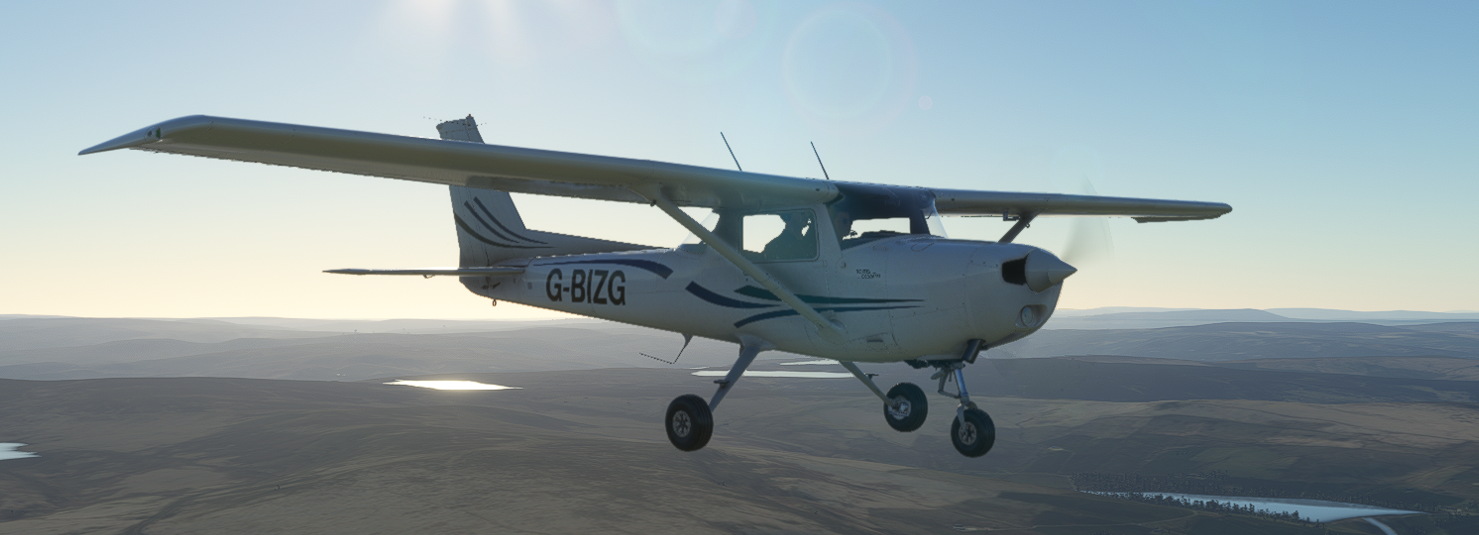 Cessna 150 flying